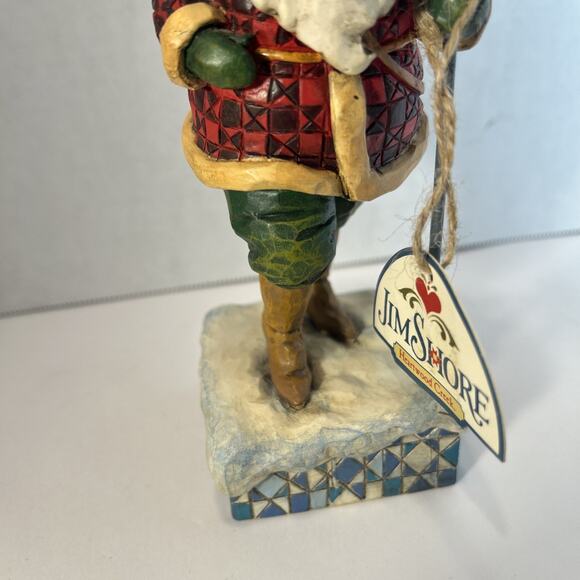 Jim Shore Heartwood Creek Christmas Traveler Santa Figurine 2006 #4008107 - Picture 3 of 9